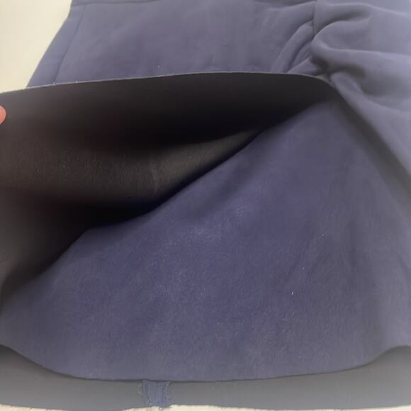 BCBGeneration blue suede mini skirt - Picture 4 of 8